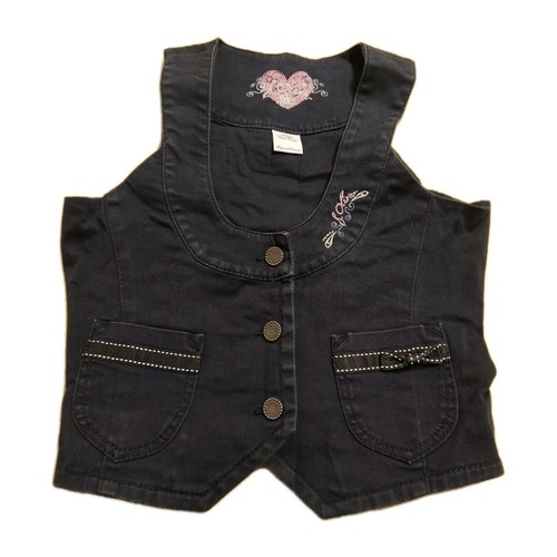 Weste jeansweste 116 122 - jeansweste, gr.