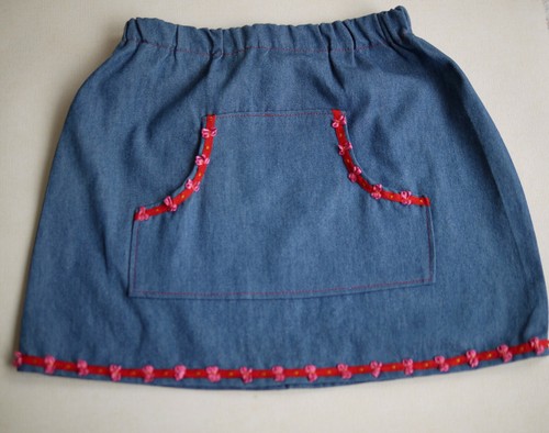 Jeansrock für mädchen - jeansrock,