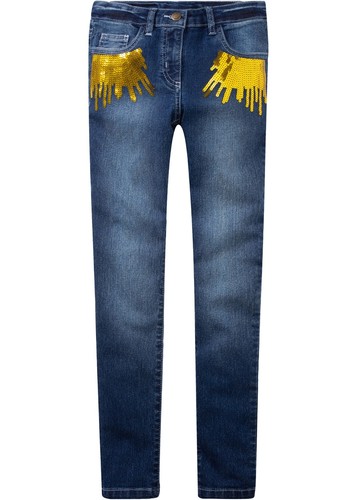 Skinny jeans mit - skinny-jeans, pailletten